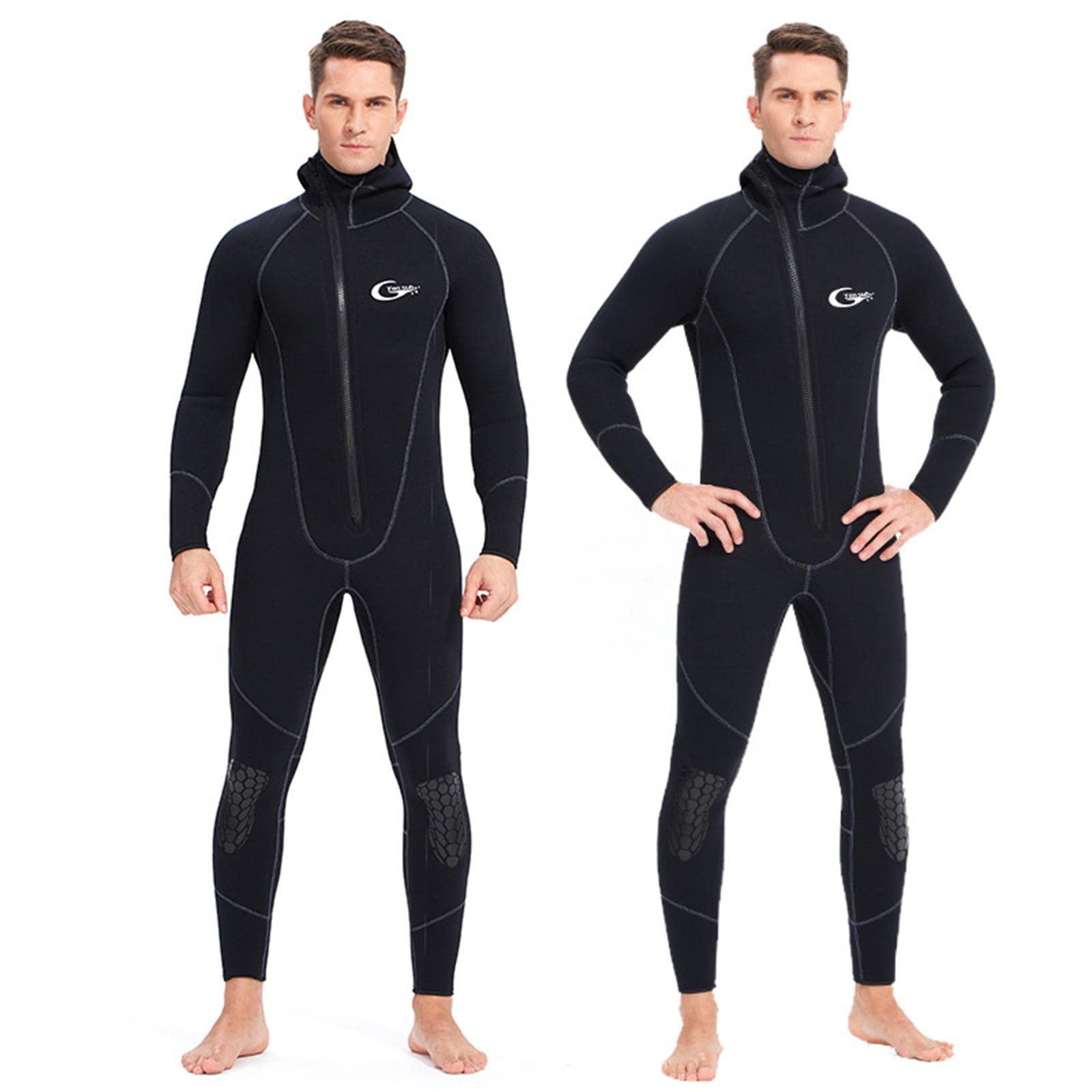 F Fityle Muta da uomo Muta in neoprene 5mm Muta da sub - XL