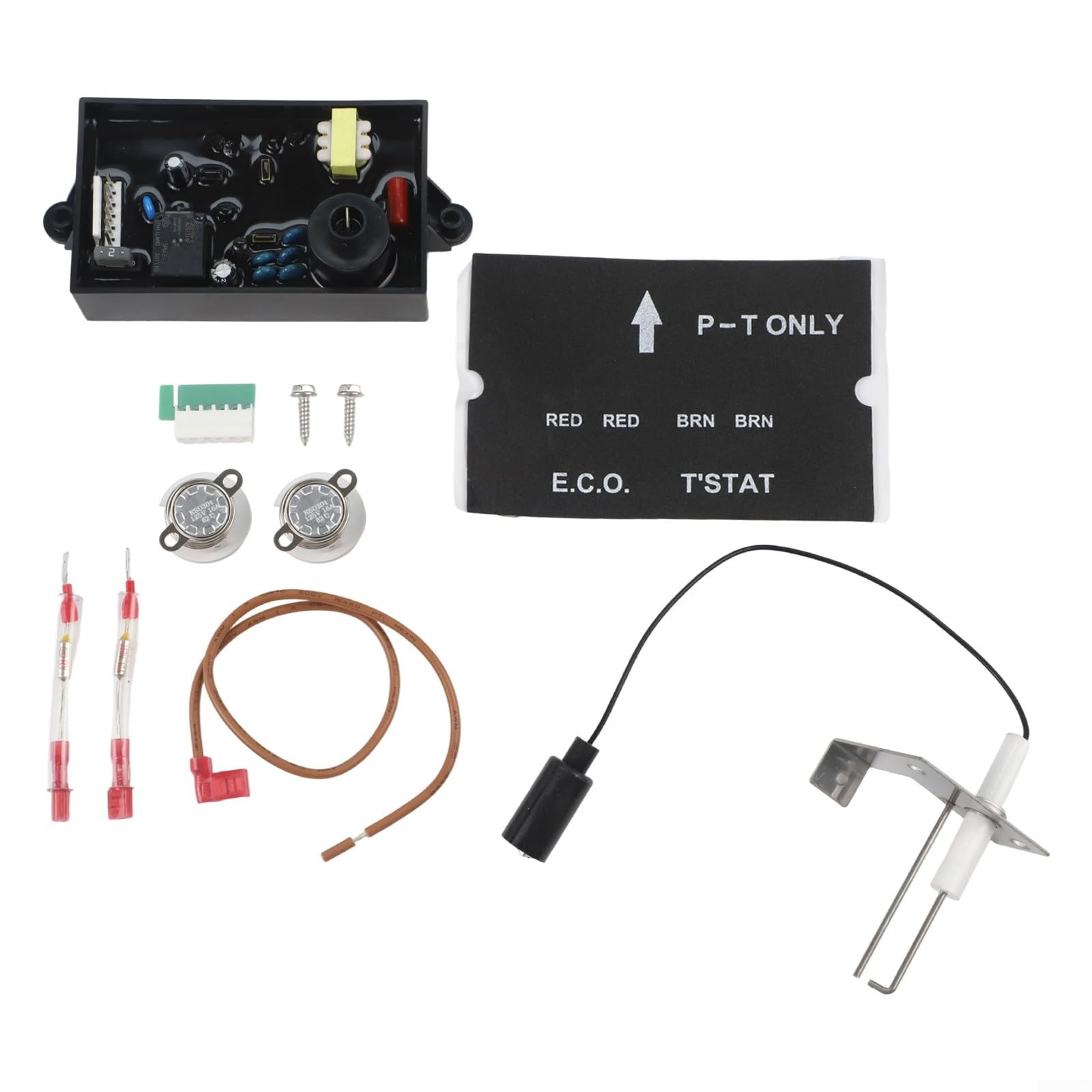 Kit di manutenzione 3 in 1 per scaldabagno per camper, include scheda di controllo TCO ECO e accenditore per Atwood 91365 91447 93868 G6A 2E/3E/4E/6E/7E/8E