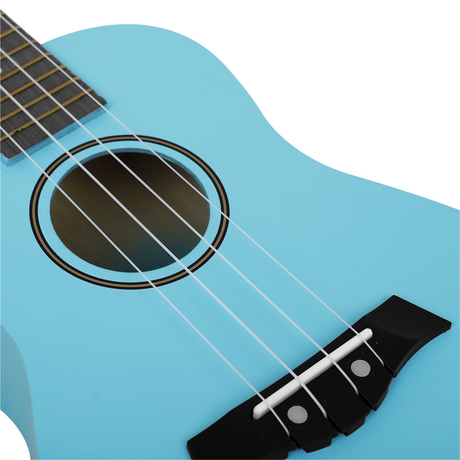 Ukulele Per Principianti Strumento Per Principianti A Quattro Corde Fatto A Mano Per Ukulele In Legno Di Tiglio Blu Da 23 Pollici