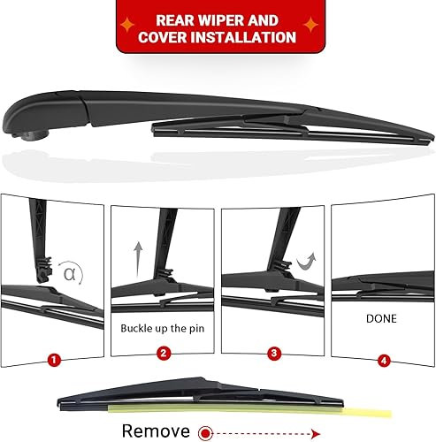 Miniatura 7 de Juego de limpiaparabrisas de repuesto para Subaru Forester 2019, 2020, 2021, 2022, 2023, calidad original de fábrica, para mi automóvil, 26, 17, 14