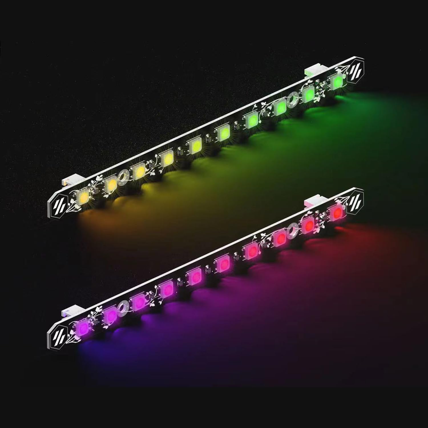 3D Printer Accessories 5V Voltage 158mm Length VORON 0.1/0.2 Full Color RGB Hard Light Strip WS2812B Marquee LED for Voron V0.1 V0.2 3D Printer.