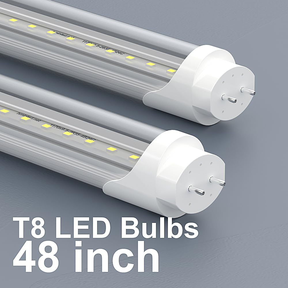 T8 1.2 m lampa LED 6000 K 3000 lm przezroczysta osłona, 22 W obejście statecznika zasilanego podwójną końcówką, aluminium o wysokiej gęstości, doskonałe rozpraszanie ciepła, fluorescencyjny