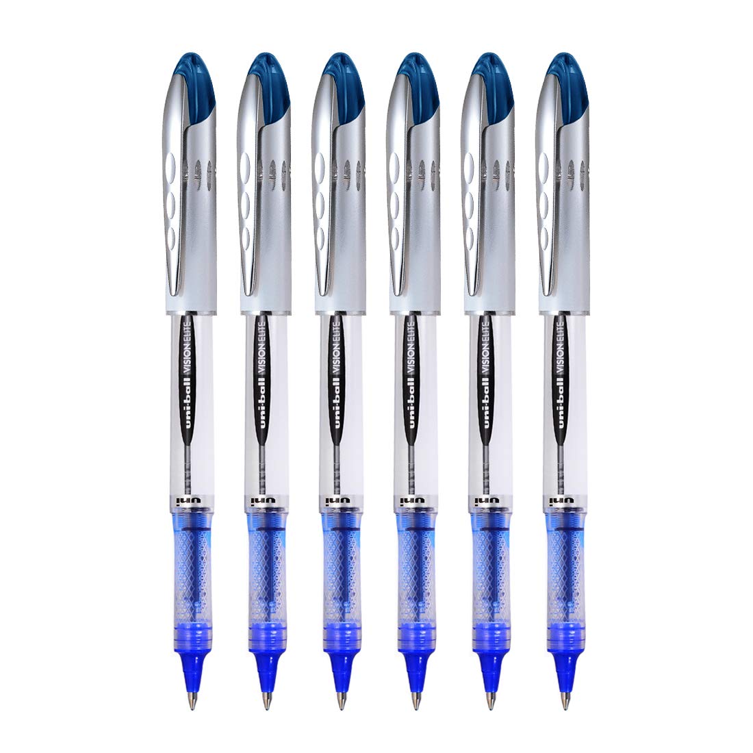 Vision Elite Roller Pen Set - Pack of 6 (Blue)