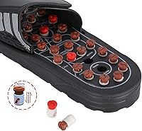 Vista 4 de Acupressure Foot Massager Acupoint Stimulation Massage Slippers Feet Care Reflexology Sandals for Women and Men Stress Relief Relaxation