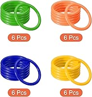 Vista 3 de PATIKIL Juego de anillos de lanzamiento de anillos de carnaval para cabina de juego de recuerdo de fiesta al aire libre