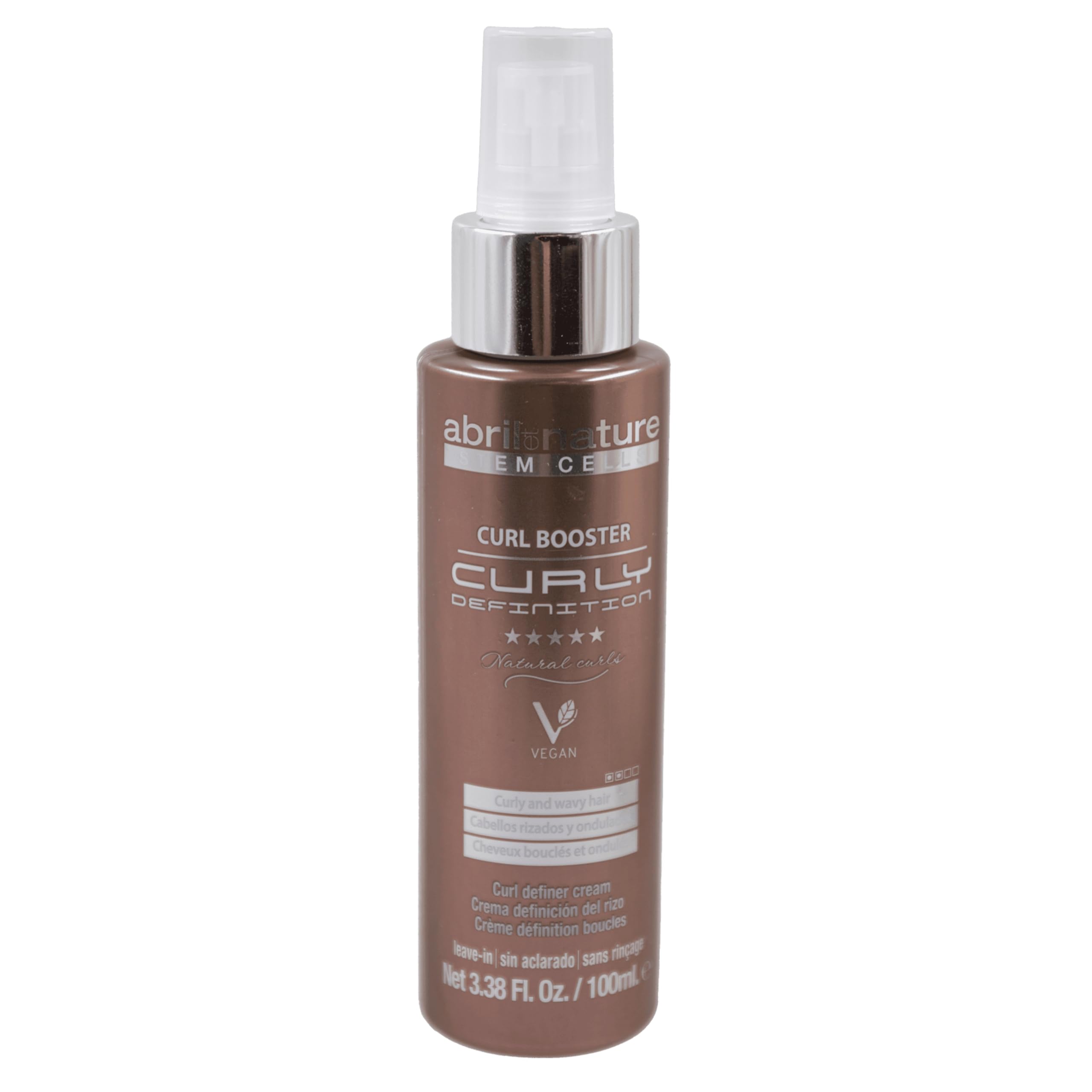 Abril Et Nature Lemon Tree - Gold Lifting - Professional Hair Serum For Curly Or Wavy Hair - Regenerates, Rejuvenates, And Defines Curls - Concentrated With Plant Stem Cells - Leave-In - 100 Ml