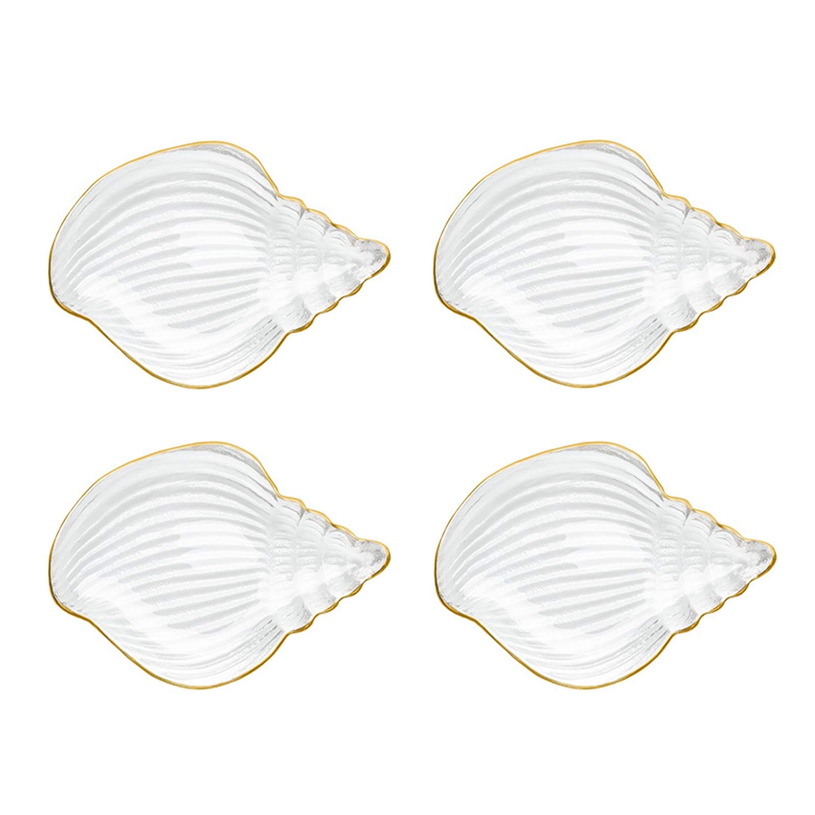 Dip-Schalen, Sojasauce-Dip-Schalen, 4er-Set, Dip-Saucen-Schalen/Gerichte für Tomatensauce, Soja, Grillen und andere Party-Abendessen, durchsichtiges, stapelbares Glas, Küchenvorbereitungs-Vorspeisent