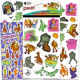 Scooby Doo Stickers for Kids ~ 5 Deluxe Sheets Scooby-Doo Stickers Bundle Featuring Fred, Daphne, Velma, Shaggy, Scoob, and Favorite Monsters and Villains ~ Scooby Party Decoration Supplies