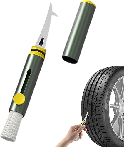 Tmay Cepillo de ventilación de coche Limpiador de ventilación para coche con martillo de seguridad Limpiador de ventilación de aire para