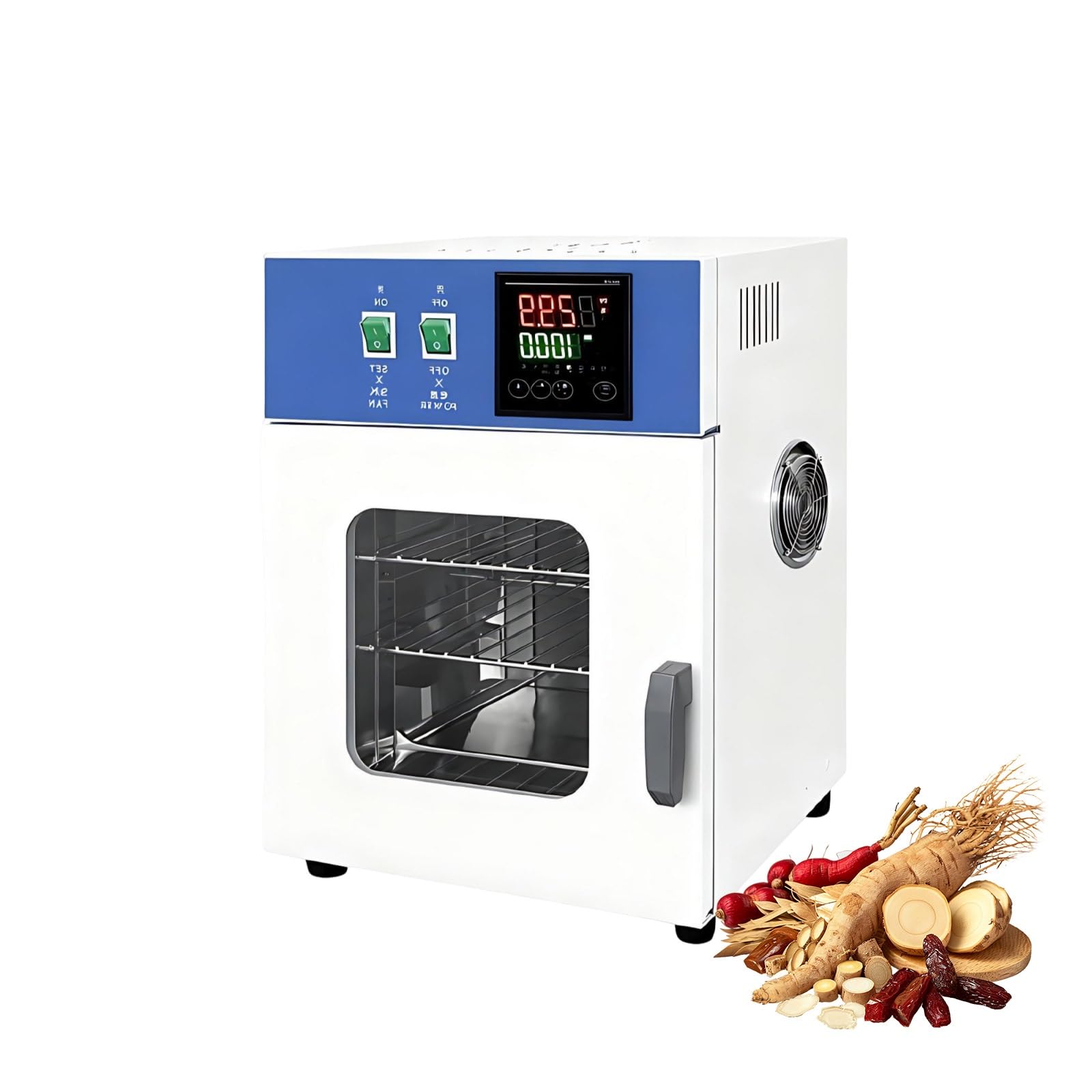 Horno Eléctrico para Secado y Calentamiento, Horno de Secado de Laboratorio y Estufa de Secado Digital para Laboratorio, Gran Capacidad y Ventana de Observación(Vertical 16L)