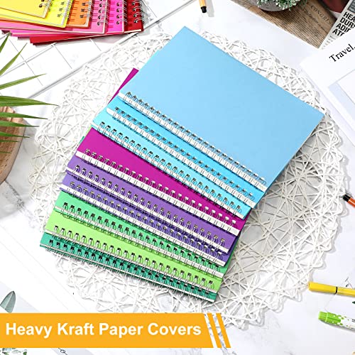 15 Pcs Bulk Spiral Notebook, College Ruled Spiral Bound Notebooks Journals Notebooks 8.3 X 5.5 Inch, 15 Pastel Color School Notebooks A5 Writing Notebooks #TOP3