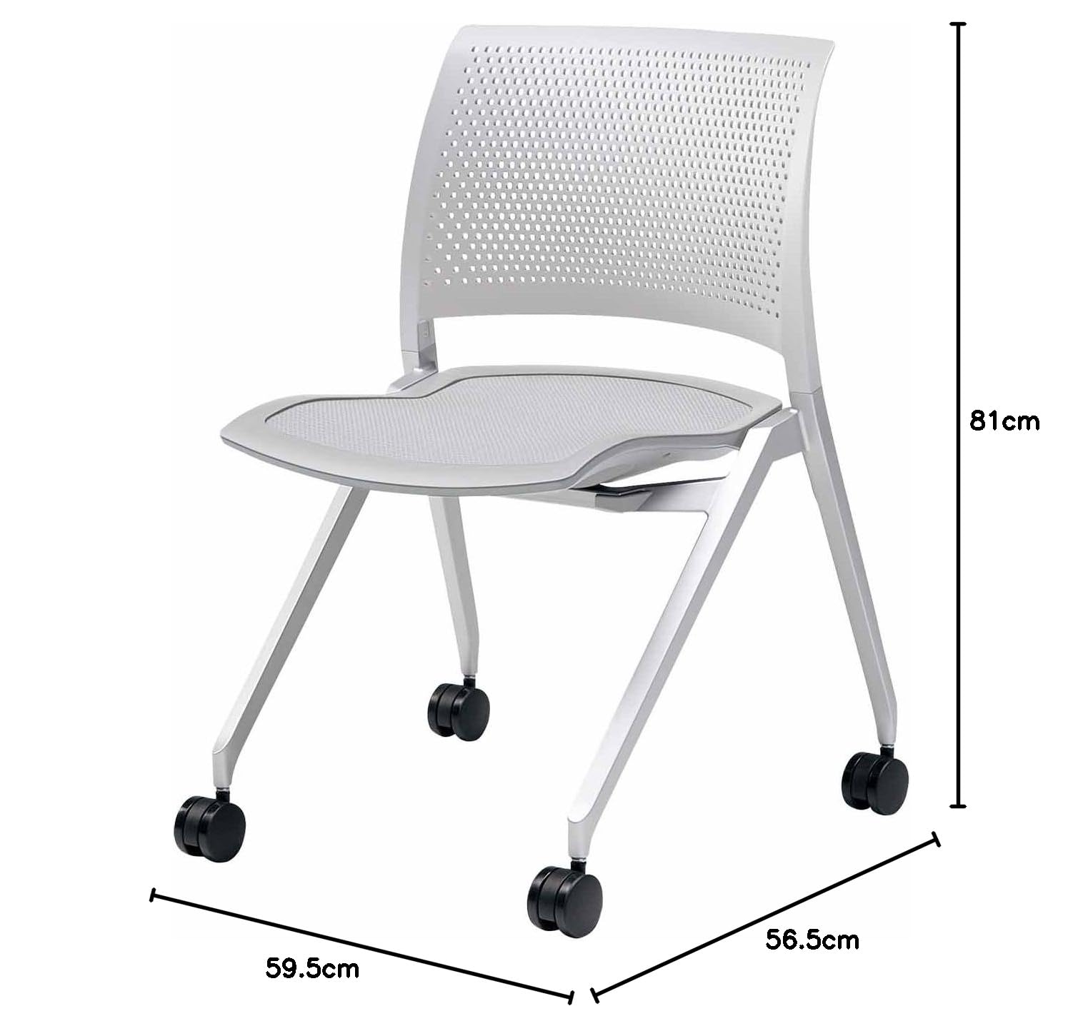 スタッキングチェア　KOKUYO ホワイト2/2 スタッキングチェア KOKUYO ホワイト2/2 スタッキングチェア KOKUYO