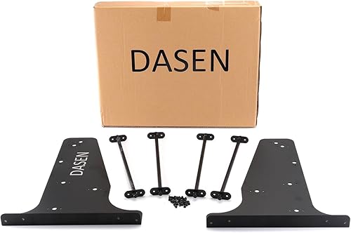 Miniatura 6 de Dasen Estante de almacenamiento de montaje en pared para el paquete Tour Backrest Sissy Bar Rack de equipaje compatible con Harley Touring Road King