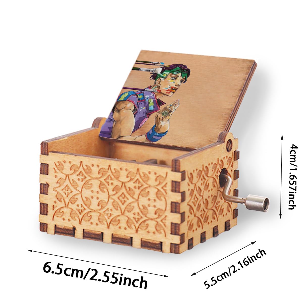 ジョジョの奇妙な冒険 オルゴールボックス 天然木製 海外製 アニメ Amazon | ジョジョの奇妙な冒険 オルゴール 音楽ボックス 木製