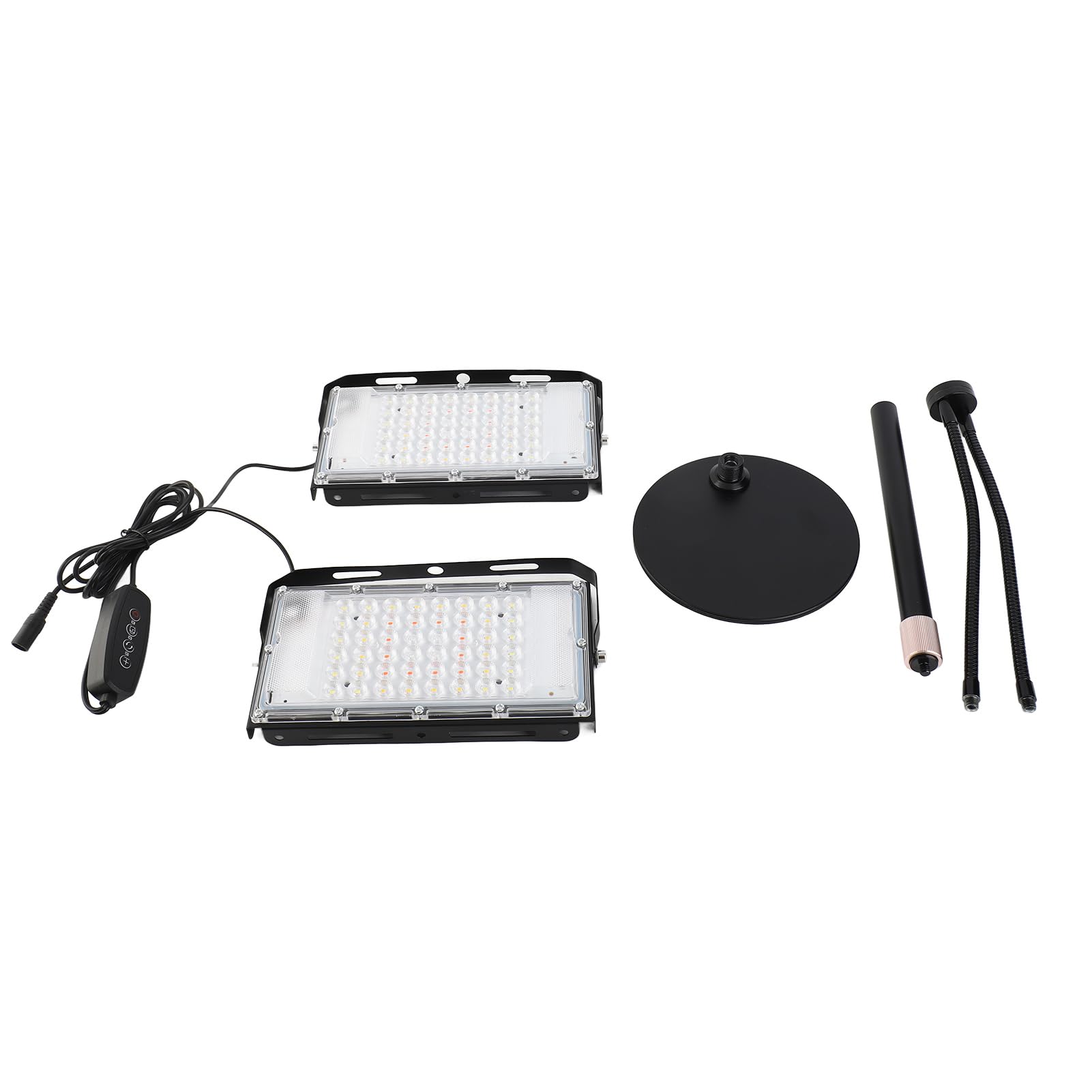 Fabater Luz de Cultivo LED 48W, Espectro Completo con Soporte Ajustable