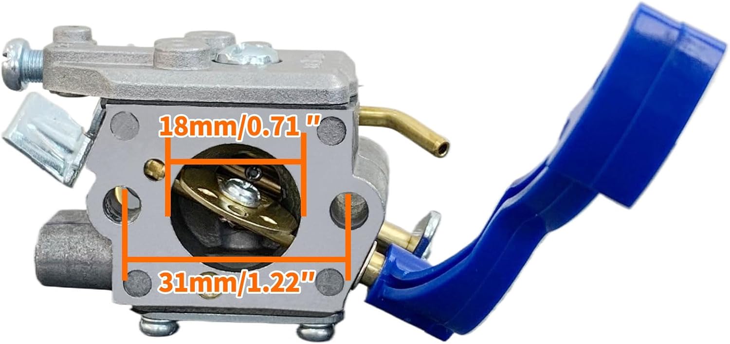 Ruixing OEM 125B Carburetor for Husqvarna 125B 125BV 125BVX 125BX Leaf Blower Parts Replace 590460102 545081811 Zama C1Q-W37 Carb with 545112101 Air Filter 581798001 Fuel Line Kit