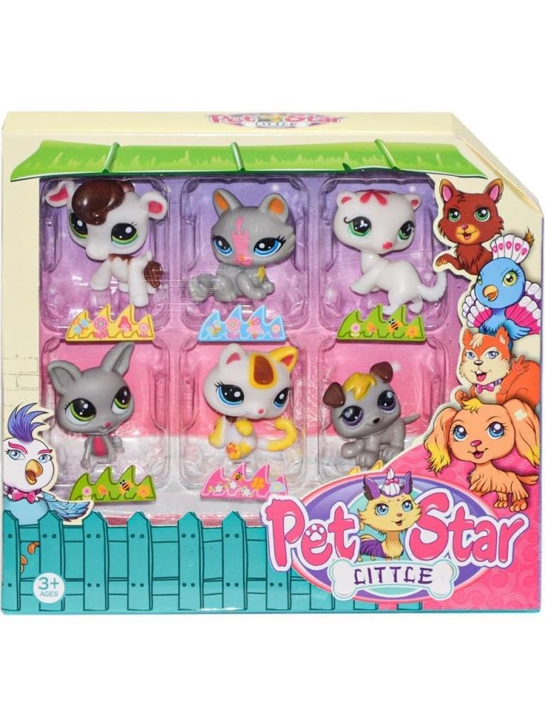 3046A3 Pet Star 6'lı Miniş Seti-2