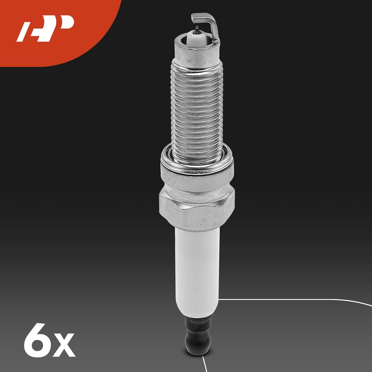 A-Premium Set of 6 Ignition Coil Pack and Iridium Spark Plugs Compatible with Volkswagen Passat 2009-2010, Passat 2012-2018, Atlas 2018-2019, CC 2009-2016 & Audi Q7