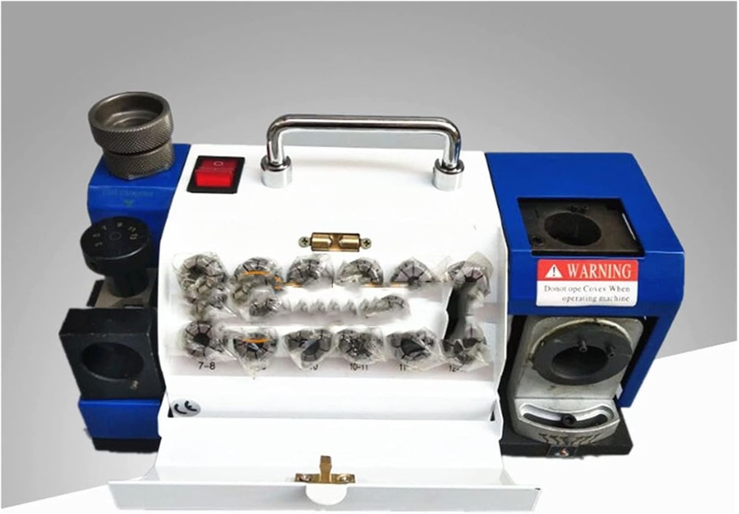 HY-13 Portable Electric Drill Bit Grinder Automatic High-Precision Integrated Drill Bit Sharpener/Grinder,DIY Tools(EU)
