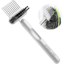 Hair Brush Cleaning Tool,2-In-1 Comb Cleaner,Portable Hair Brush Cleaning Tool,for Removing Hair and Dust,Suitable for Home and Hair SalonGray