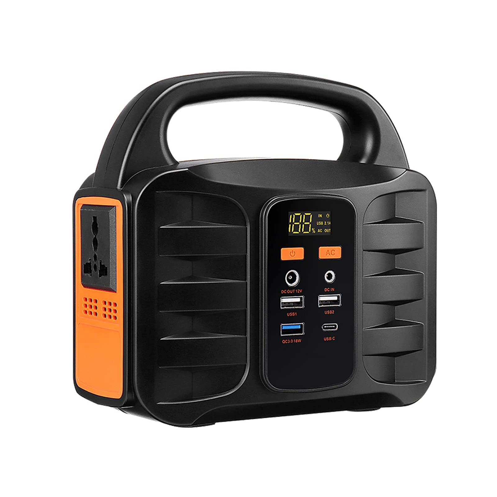 Centrale Elettrica Portatile, Generatore Da Esterno 155Wh/42000Mah/Batteria Al Litio Di Riserva Con Display A LED Per Emergenza Domestica Da Campeggio
