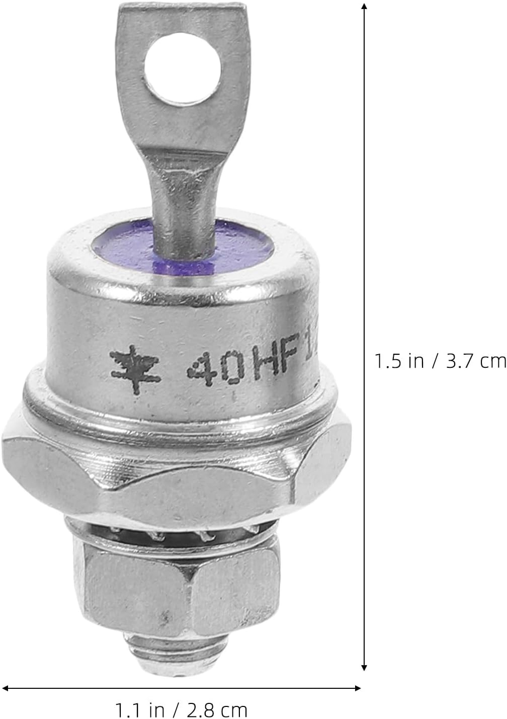 Spiral Rectifier Diode 40hf120 40hfr120 Mounting 40a 1200v Battery Charging Rectifier Diodes for Automotive Alternators and Converters, 2pcs Set