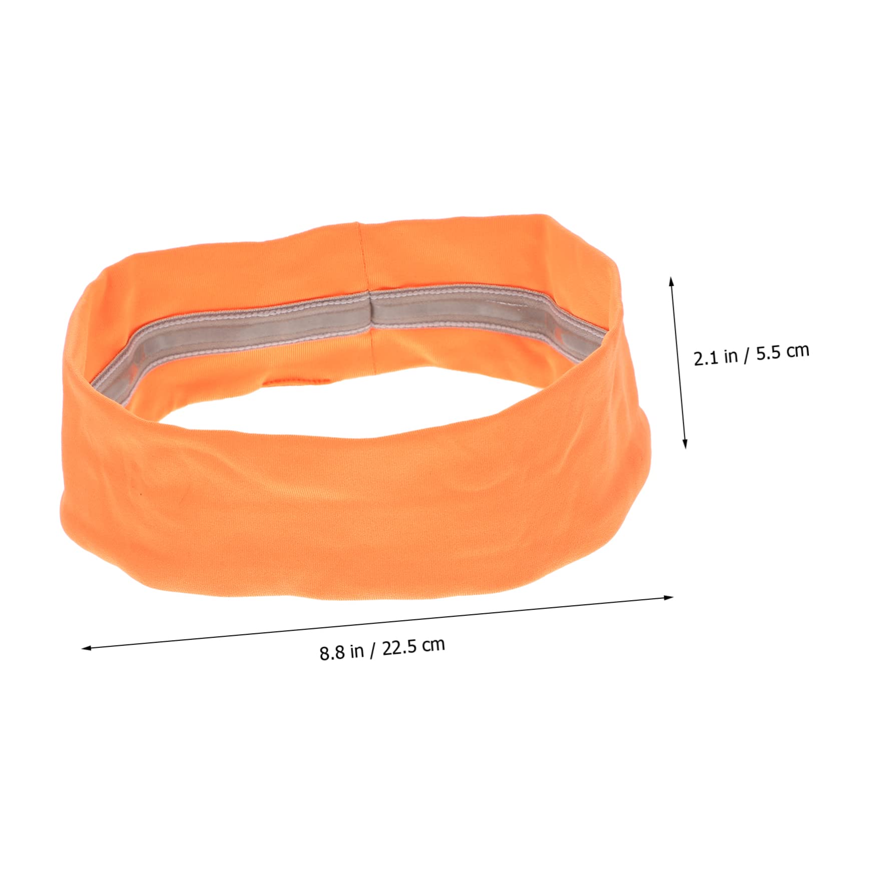 Mipcase 8pièces Bandeaux De Sport Élastiques pour Homme Et Femme Absorbants Anti-Transpiration Idéaux pour Yoga Running Fitness