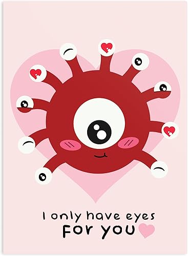 Glassstaff Beholder - Tarjeta de felicitación con sobre de dados D20 para Dungeons and Dragons DnD Dados postal regalo Dnd love, friendshap,