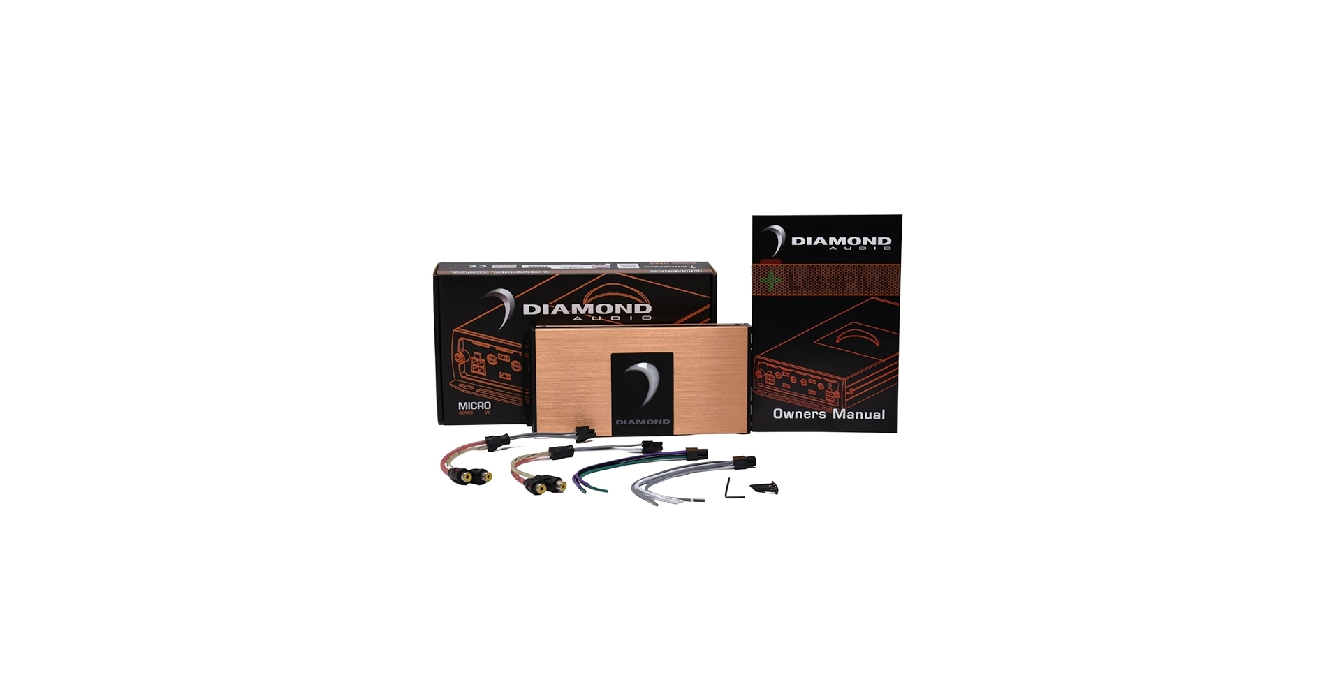 ダイアモンド　DIAMOND AUDIO MICRO4V2 アンプ 正規品 Diamond Audio MICRO4V2 4-Channel 600W RMS Class D Amplifier