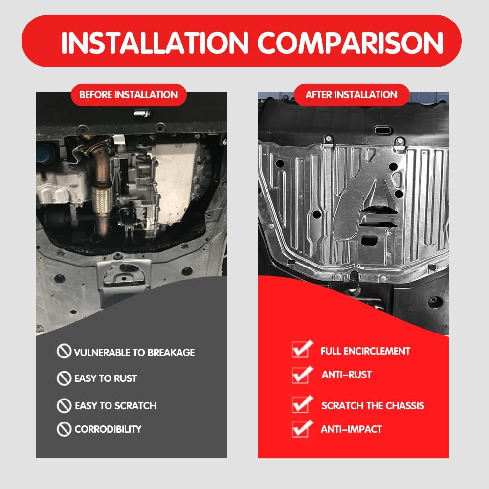 Engine Splash Shield for Honda Civic 2016 2017 2018 2019 2020 2021 Under Engine Splash Guard Protection Mud Flaps Stainless Steel OE/OEM:74110-TBA-A00,74110TBAA00