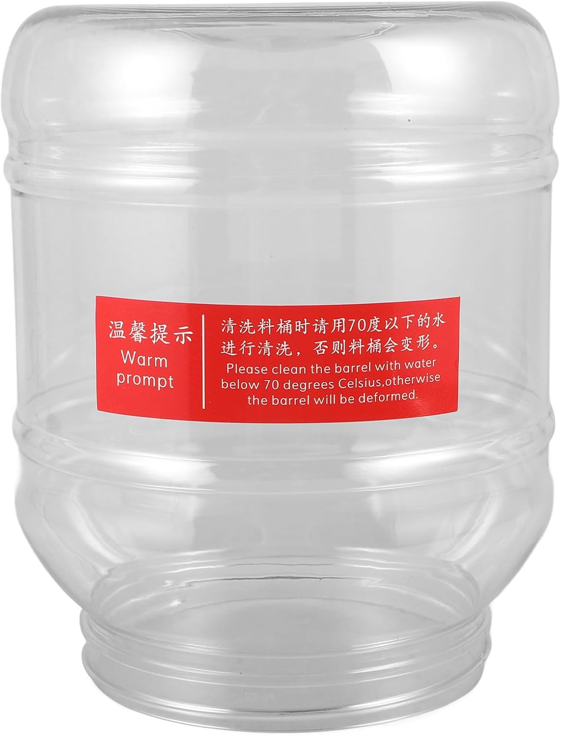 3l Water Bucket Replacement for Snowflake Ice Machine, Plastic Ice Maker Accessory with Water Inlet, Suitable for Commercial Drinks Cooling and Beer Barrel Use