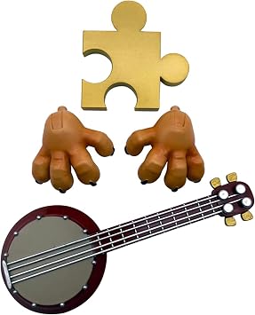 8-Inch Flocked Banjo and Kazooie Movable Action Figure 2-Pack | Limited Edition Variant Set