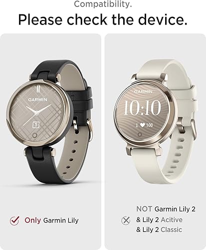 Miniatura 2 de Miimall Correa de metal compatible con Garmin Lily 12 Active Band para mujer, ligera, delgada, de acero inoxidable, pulsera de repuesto elegante y