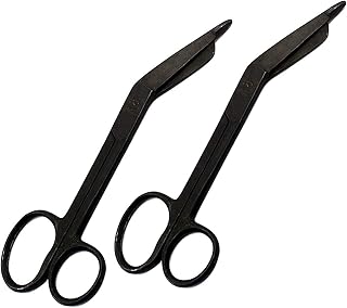 LAJA IMPORTS 2 Pieces of Lister Bandage Scissors One Large Ring 5.5