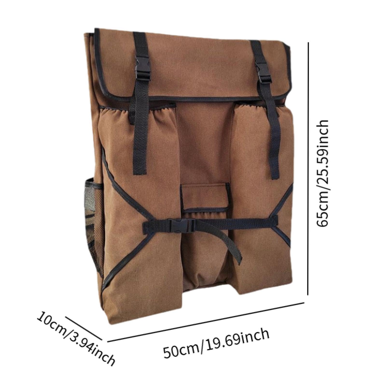 Mochila para El Almacenamiento de Suministros Artísticos, Impermeable, para Estudiantes Y Creadores, MarrÓn