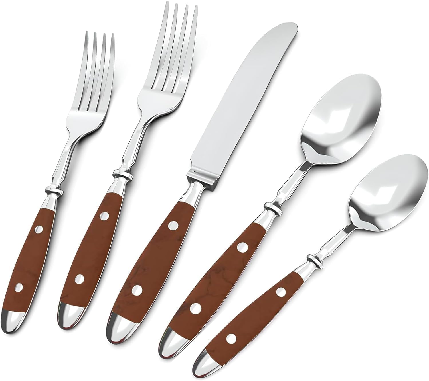 Amazon.com | QUEARI 20-Piece Silverware Set Service for 4 with Two