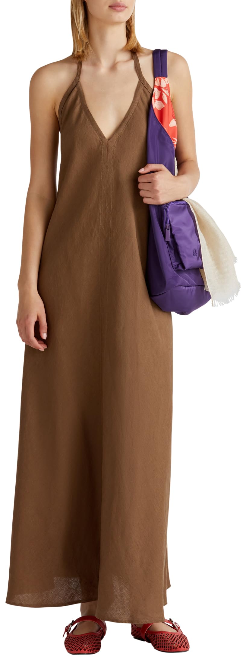 United Colors of Benetton Dress, Brown, L