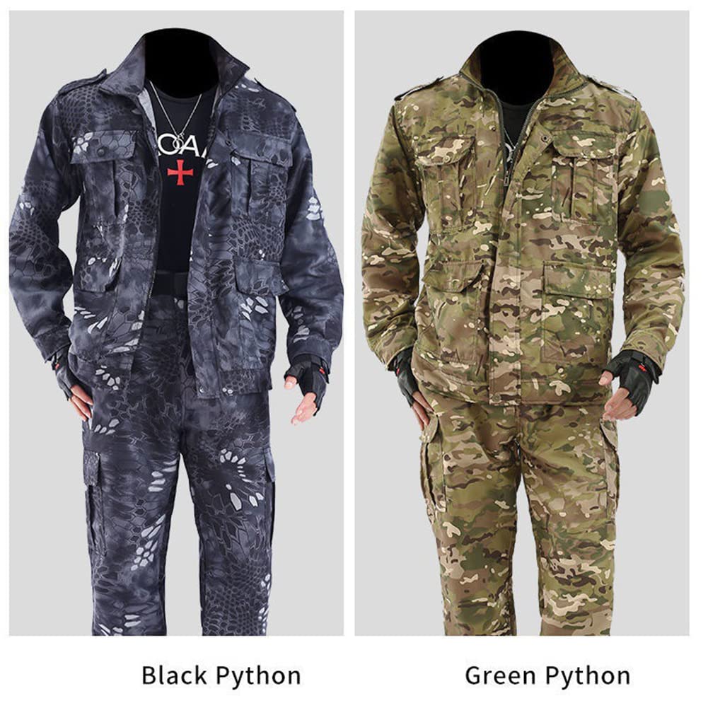 Tuta mimetica mimetica leggera unisex, tuta mimetica mimetica, uniforme da caccia, abbigliamento maschile primaverile e autunnale