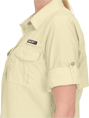 Miniatura 5 de Little Donkey Andy - Camisa de manga larga para mujer, diseño con protección ultravioleta FPU 50+, transpirable y de secado rápido, para pescar