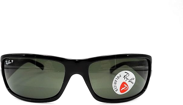 Amazon.co.jp: Ray Ban メンス RB4057 ブラック / ピンク、 シルバー