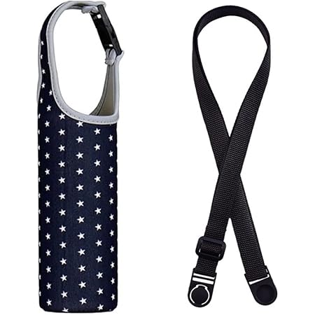 Amazon 水筒カバー 保冷 断熱 500ml 600ml 魔法瓶用 ペットボトルカバー ペットボトルホルダー 手提げ 斜めかけ ショルダー ストラップ 水筒 保温 ケース 800ml ペットボトル ほるだー ボトル用 ポーチ サーモス 象印 タイガー 魔法瓶用 水筒 マグボトル用アクセサリー