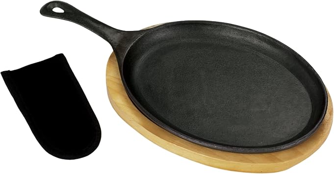 Bayou Classic Cast Iron Fajita Pan - Thumbnail 4