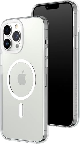 RHINOSHIELD Funda transparente compatible con Magsafe para iPhone 13 Pro Max  Magnética superior, resistencia avanzada al amarilleo, transparente, disponible en Yaxa Peru