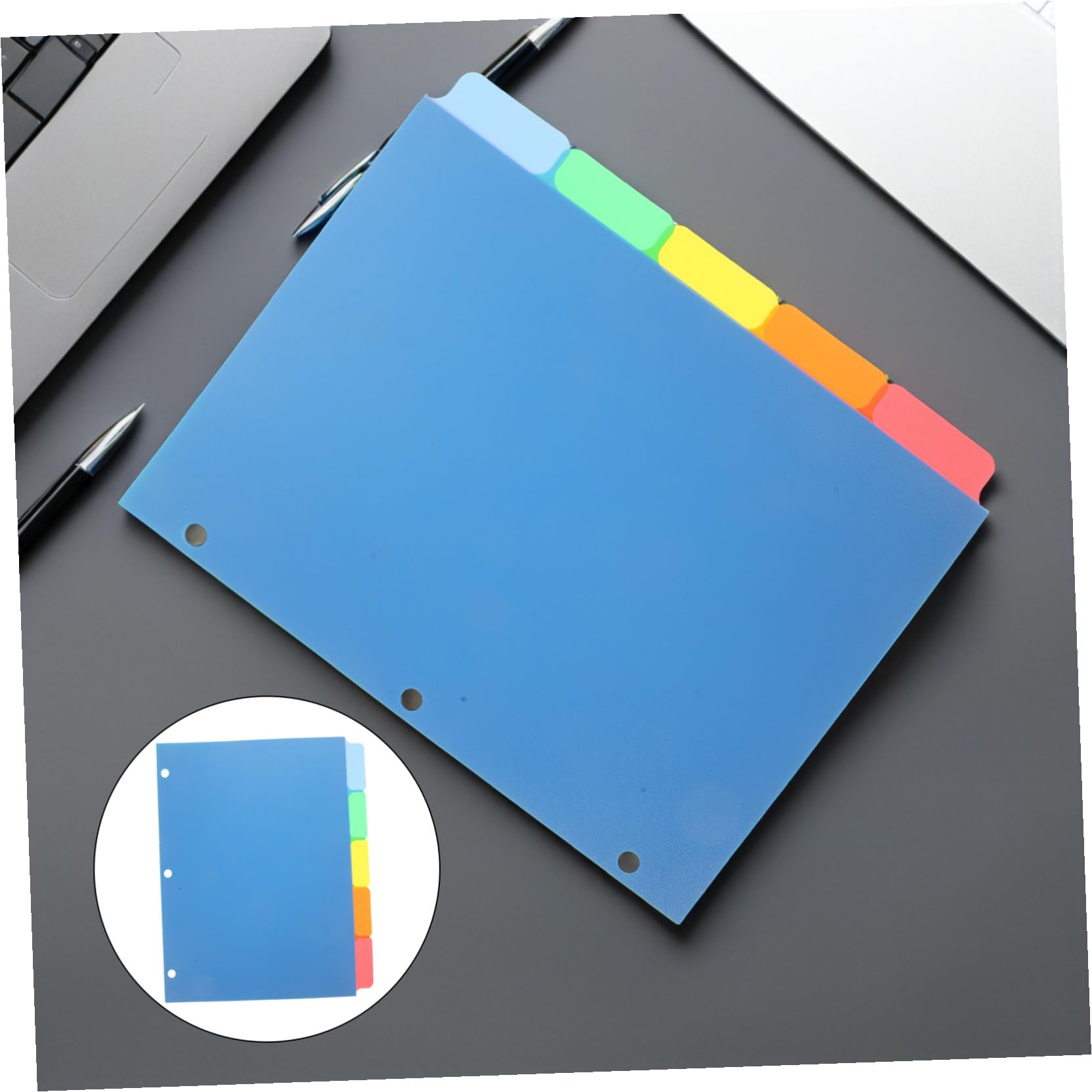 20pezzi Separatore Raccoglitore ad Anelli Divisori per Quaderni Scrivibili Linguette per Raccoglitori Riutilizzabili Accessori per Archiviazione da Ufficio Divisori Scolastici
