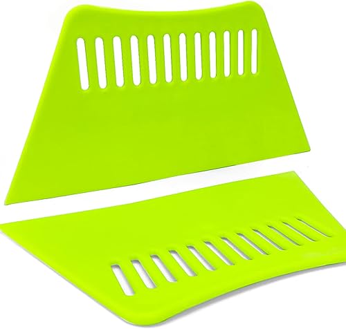 Miniatura 2 de Papel pintado grande de 2 piezas, espátula de papel tapiz de alisado, raspador de plástico para la aplicación de papel de contacto, película