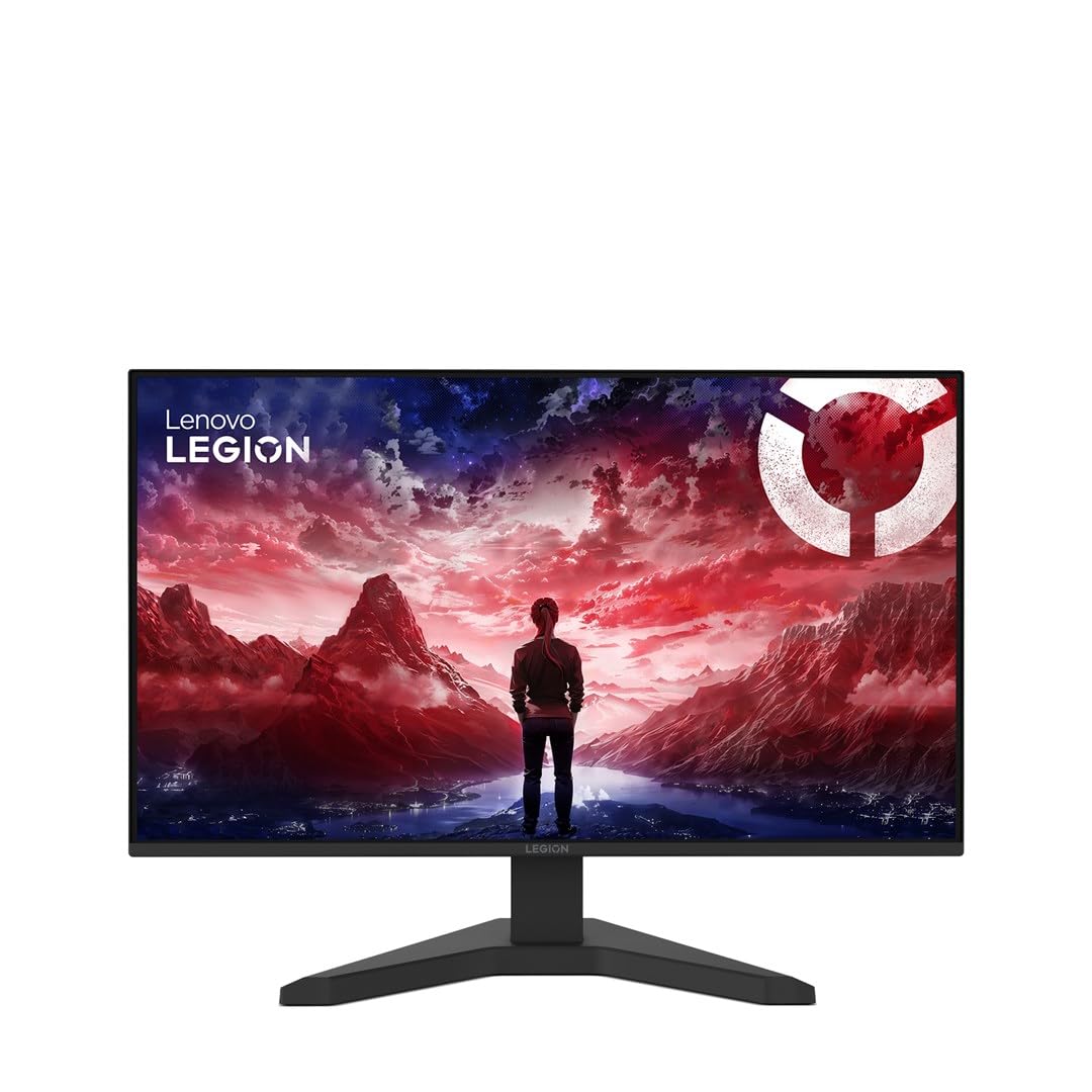 Lenovo Legion R27s - 27" FHD Gaming Monitor (IPS, 144Hz Refresh Rate, 1ms Response Time, 16:9, HDMI 2.1 - DP 1.2, VESA Media Sync, 100mm VESA Mount, Tilt Stand) Black