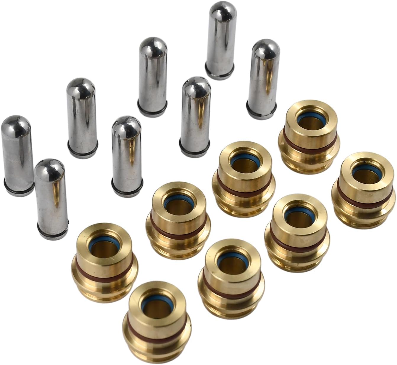 8Pcs Pilot Valve Pusher 203-1100 2031100 Compatible with Caterpillar Skid Steer Loader 216 216B 216B3 226B 226B3 232B 236 236B 236B3 242B 242B3 247 247B 247B3 252B 252B3 257B 257B3 259B3