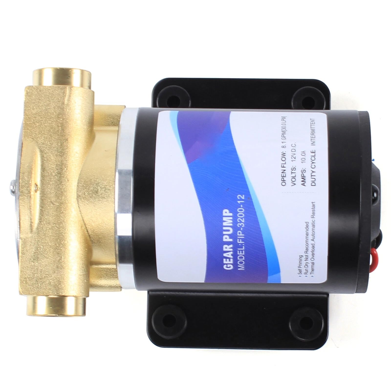 Pompa di sentina autoadescante da 12 V, 23 l/30 l/min, pompa per lavaggio a soffitto, pompa a impulso, kit per pompe a impulsi, per impianti di irrigazione, irrigazione e approvvigionamento