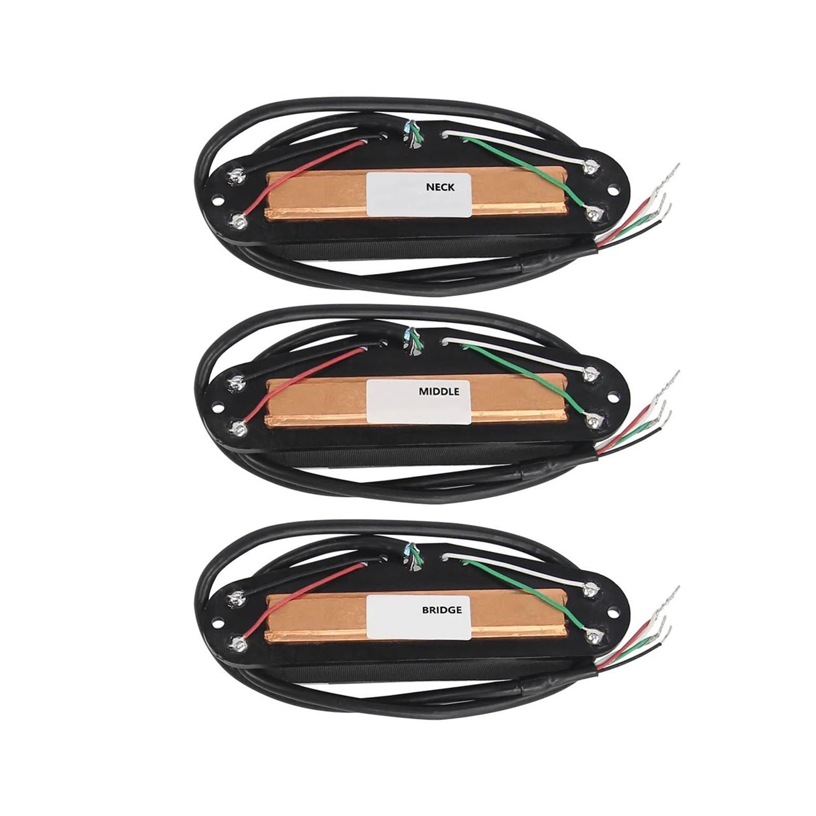 3 Szt Bk Hot Dual Rail Przetworniki Z Pojedynczą/podwójną Cewką Materiał Ceramiczny Odpowiedni Do Akcesoriów Do Gitary Elektrycznej Przetwornik Do Gitary Elektrycznej