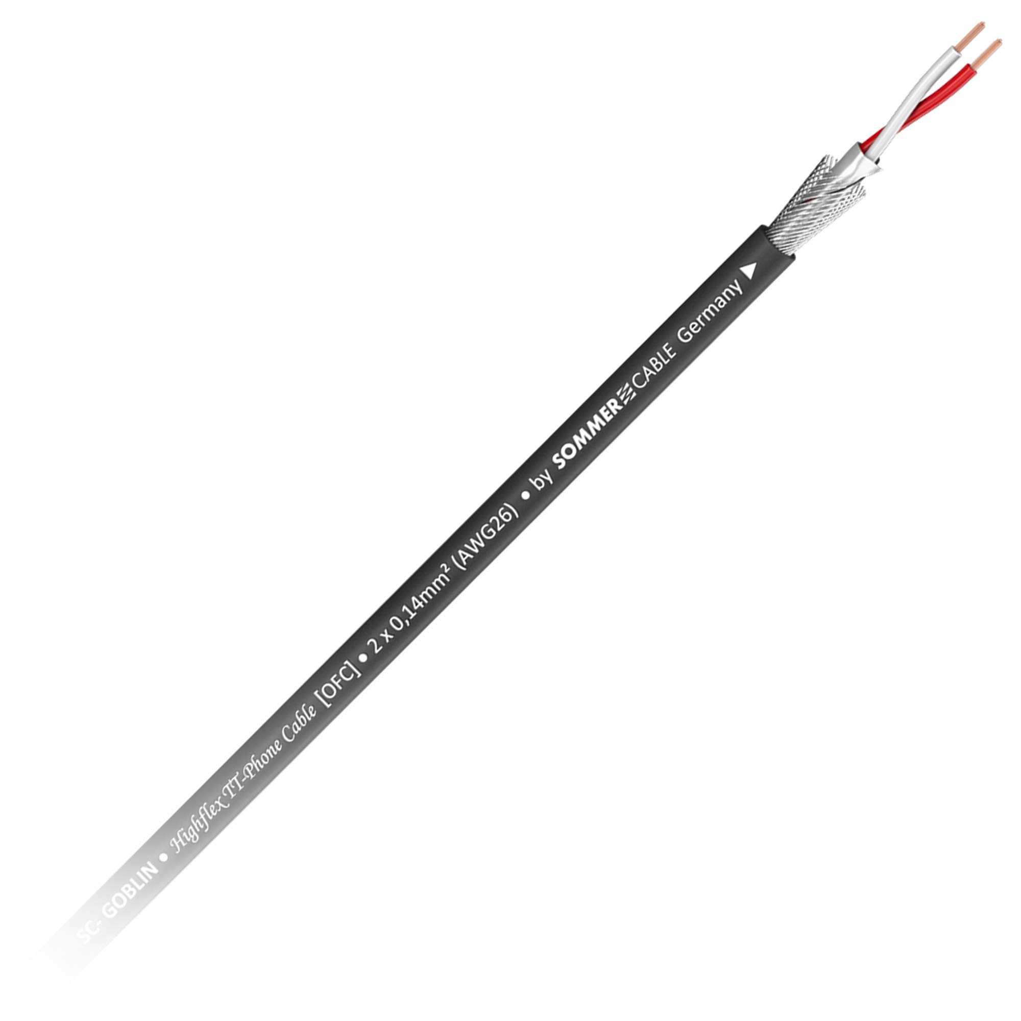 Sommer Cable kabel krosowy SC-Goblin Mini jack na mini jack 2x HICON HI-J35S-SCREW-M (5,0m) | GOCU-0500-SW